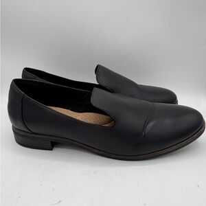 Clarks Leather Loafers Women’s Size 9 Wide 14885 Ultimate Comfort